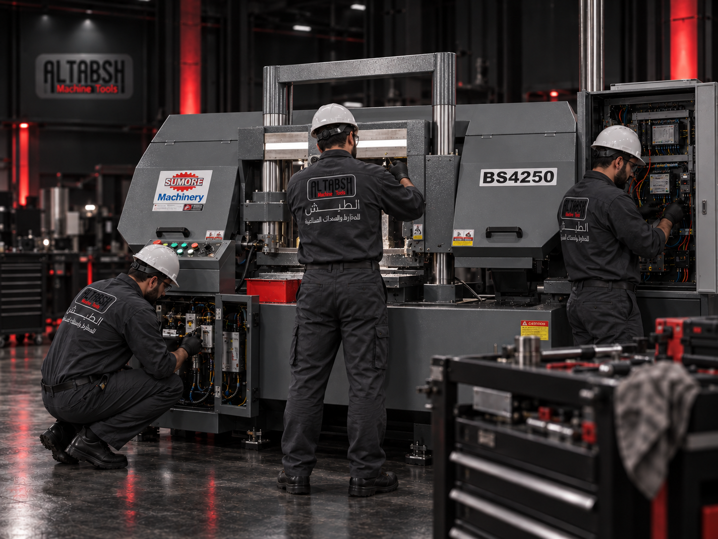 Machine maintenance service by ALTABSH technicians