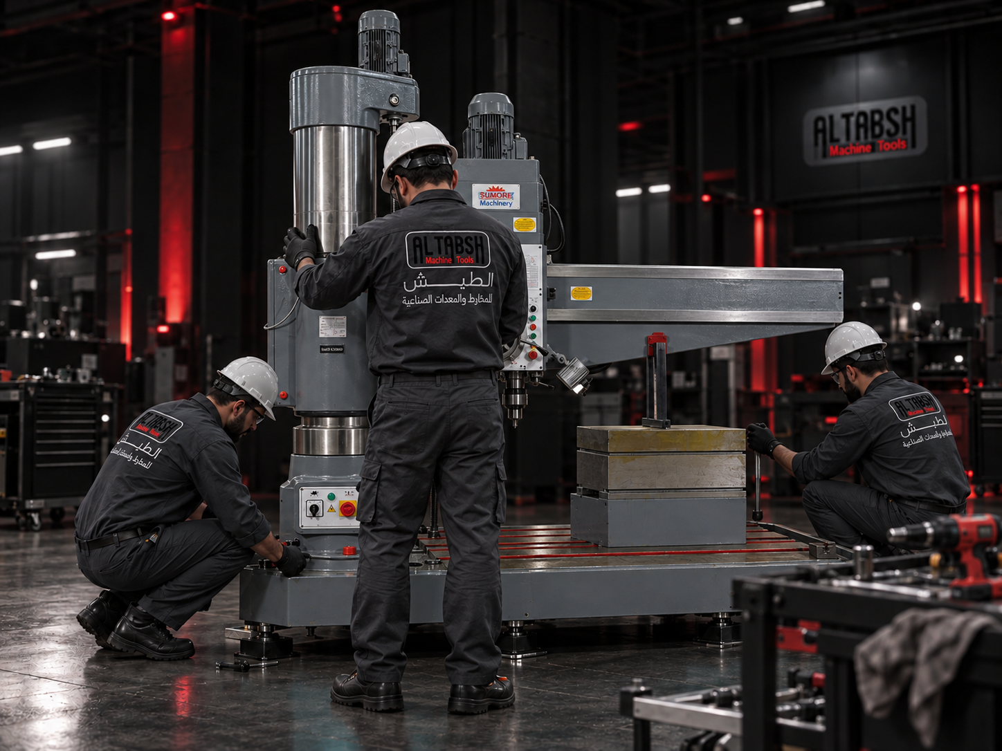 Machine installation service by ALTABSH technicians