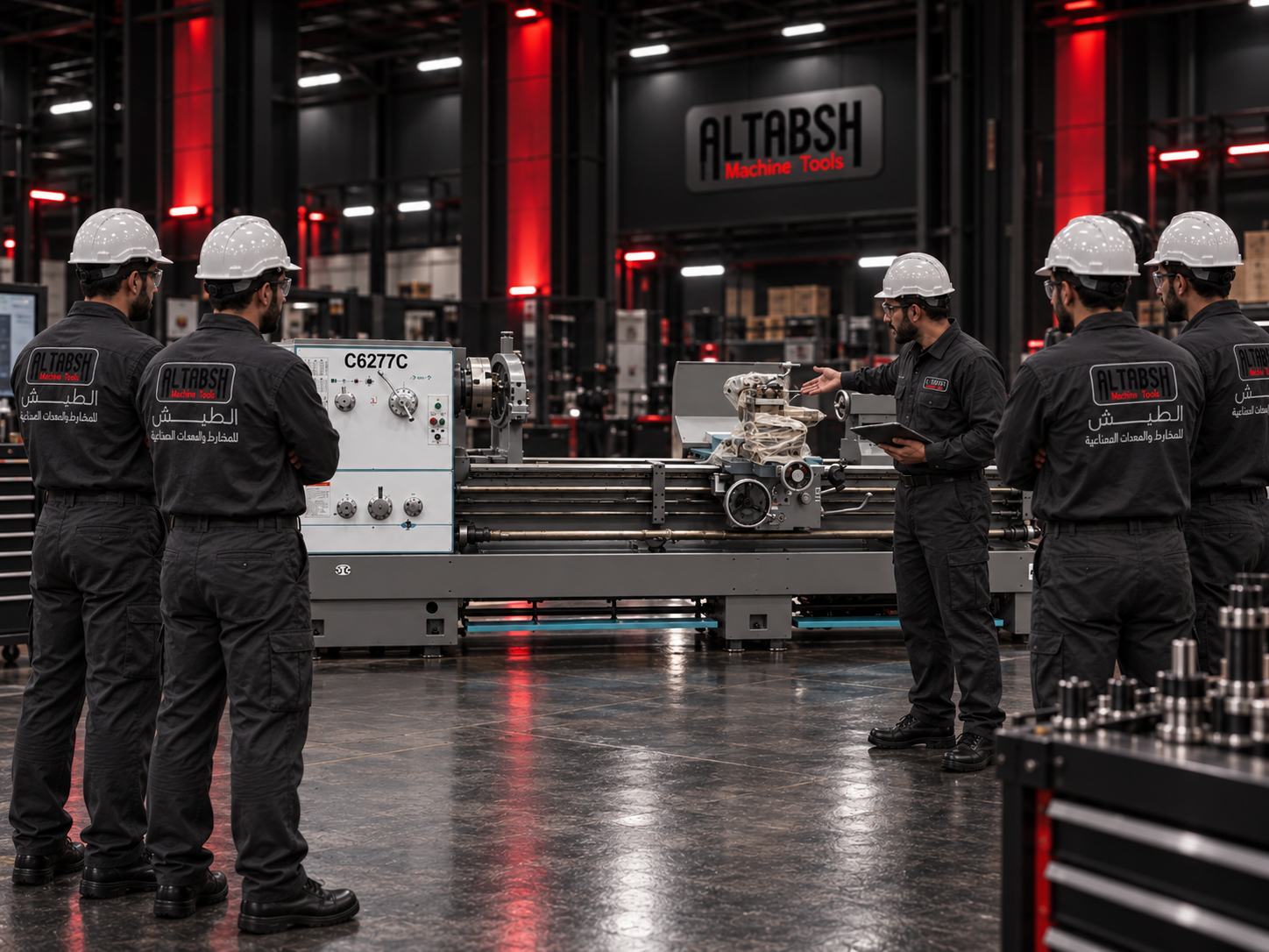 Operator training for industrial machine tools
